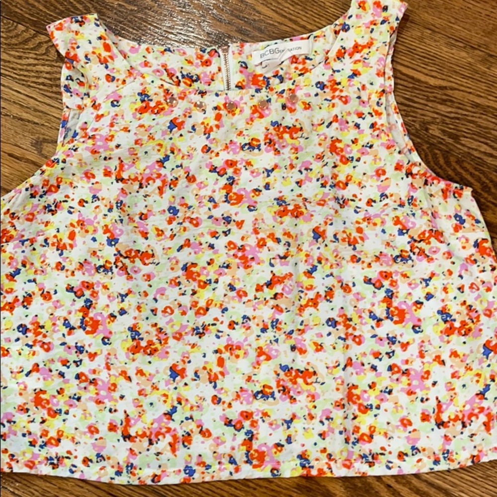 BCBG Generation top with cut out back Sz S